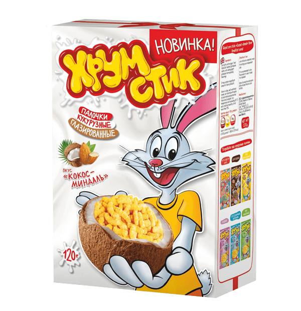 Сorn sticks in a carton